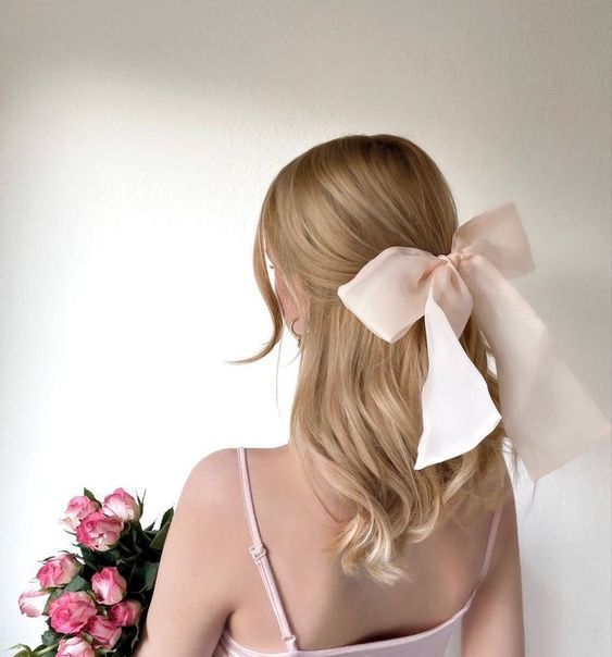 Woman with bow